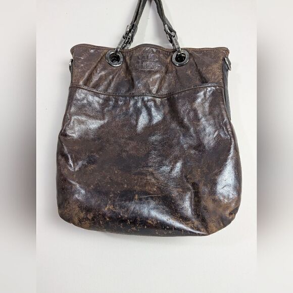 Vintage Rudsak brown leather messenger Bag - Picture 3 of 8